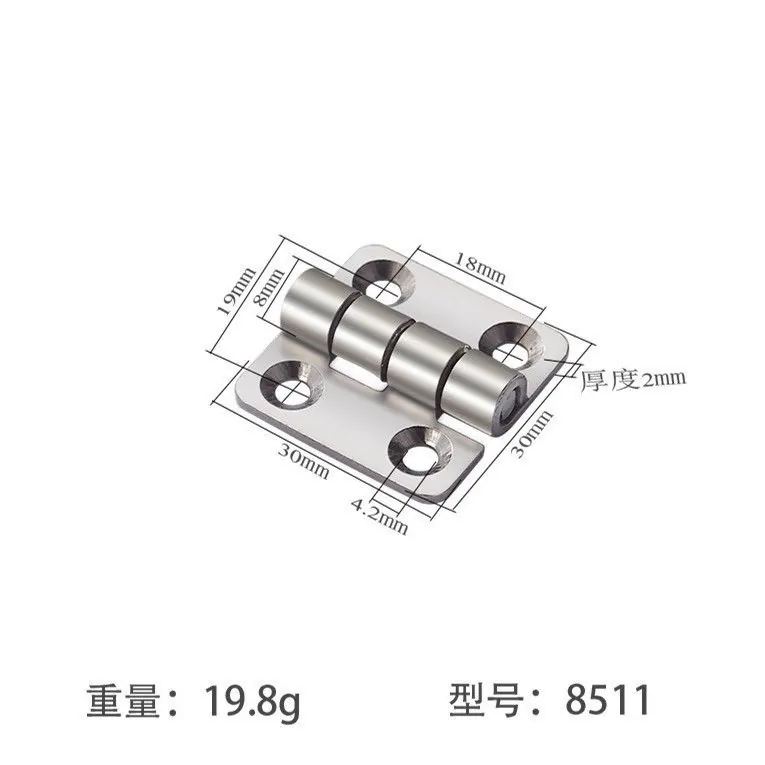 不锈钢铰链1.5寸2寸3寸4寸橱柜小合页门窗加厚 图4