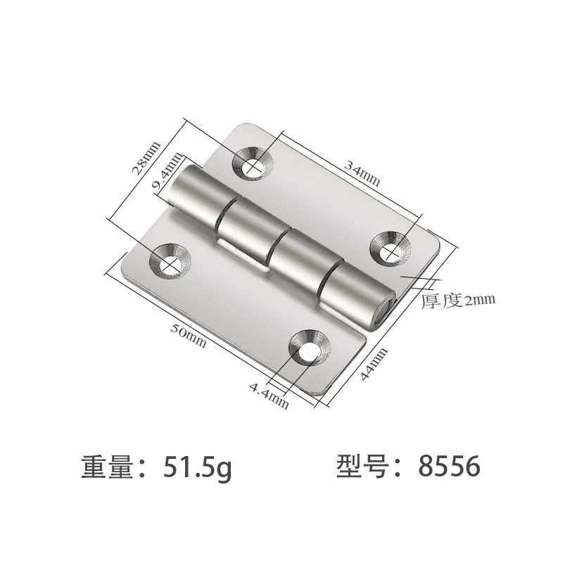 不锈钢铰链1.5寸2寸3寸4寸橱柜小合页门窗加厚 图41