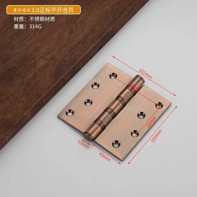 不锈钢平开轴承合页 图8