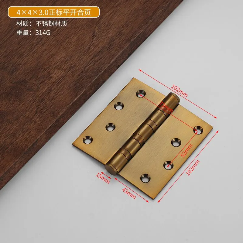 不锈钢平开轴承合页 图40