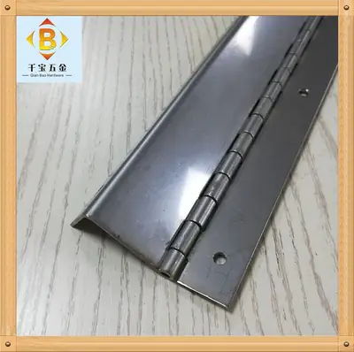 304#201#不锈钢合页折弯*2mm60钢琴铰链车箱长合页